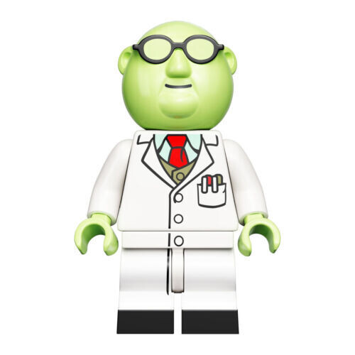 LEGO Minifigur The Muppets 71033 Dr. Bunsen inkl. BAUANLEITUNG NEU !