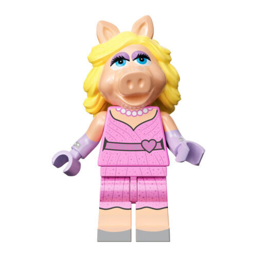 LEGO Minifigur The Muppets 71033 Miss Piggy inkl. BAUANLEITUNG NEU !