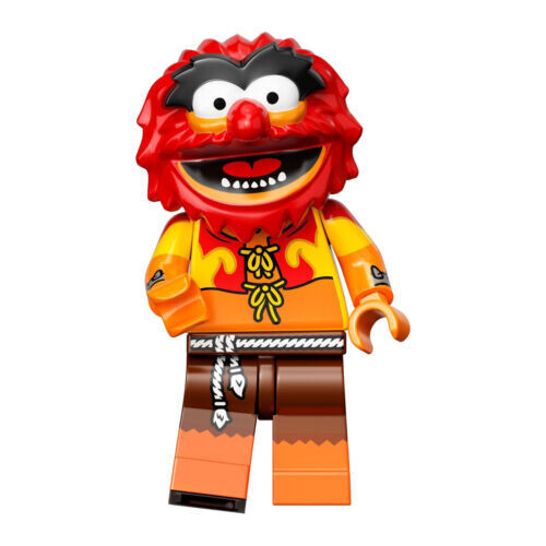 LEGO Minifigur The Muppets 71033 Animal inkl. BAUANLEITUNG NEU !