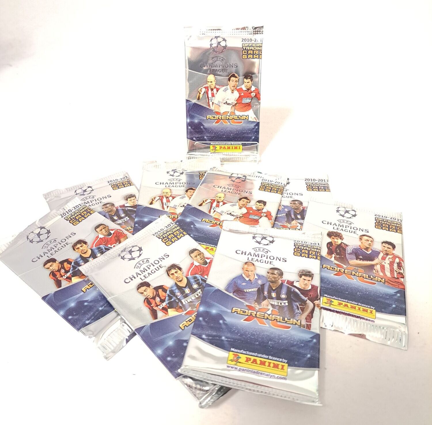 Panini Adrenalyn XL Champions League 2010/2011 Booster Pack Cards NEU OVP SEALED