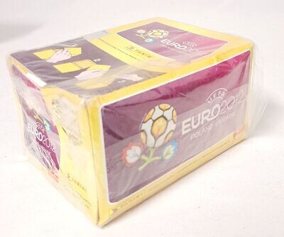 Panini UEFA Euro 2012 Polen-Ukraine Sticker Display 100 Packs NEU OVP SEALED