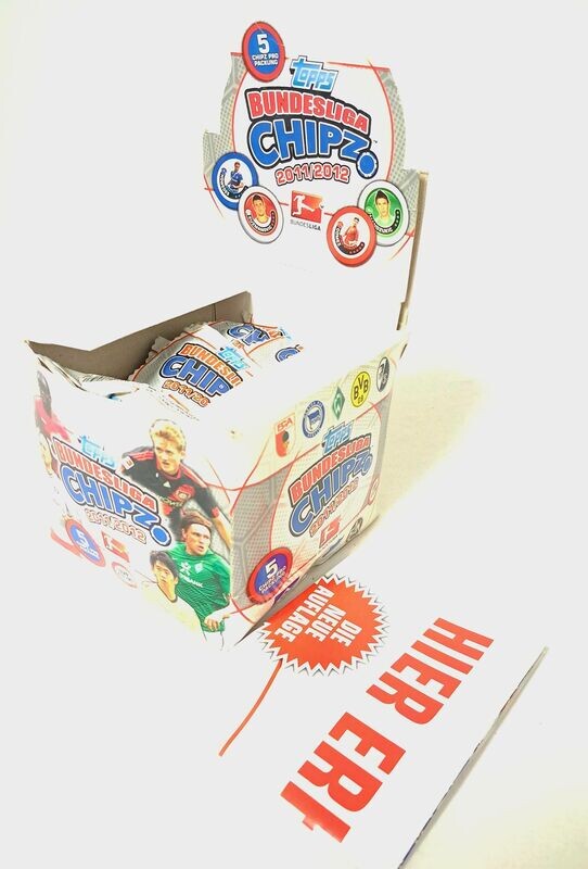 Topps Bundesliga Chipz 2011-2012 24x Booster Pack Display NEU OVP SEALED