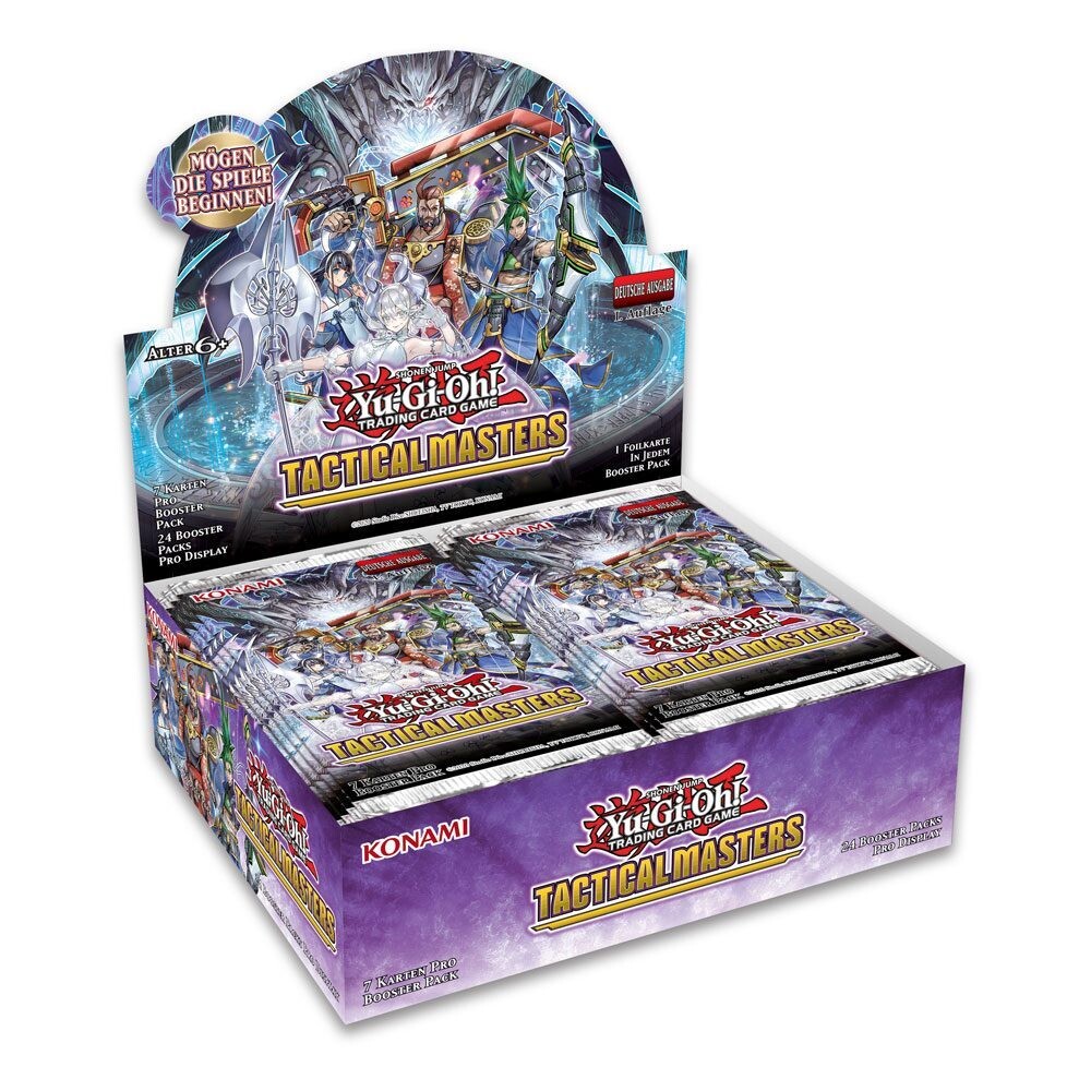 Konami Yu-Gi-Oh! Tactical Masters Booster Display 1.Auflage deutsch SEALED