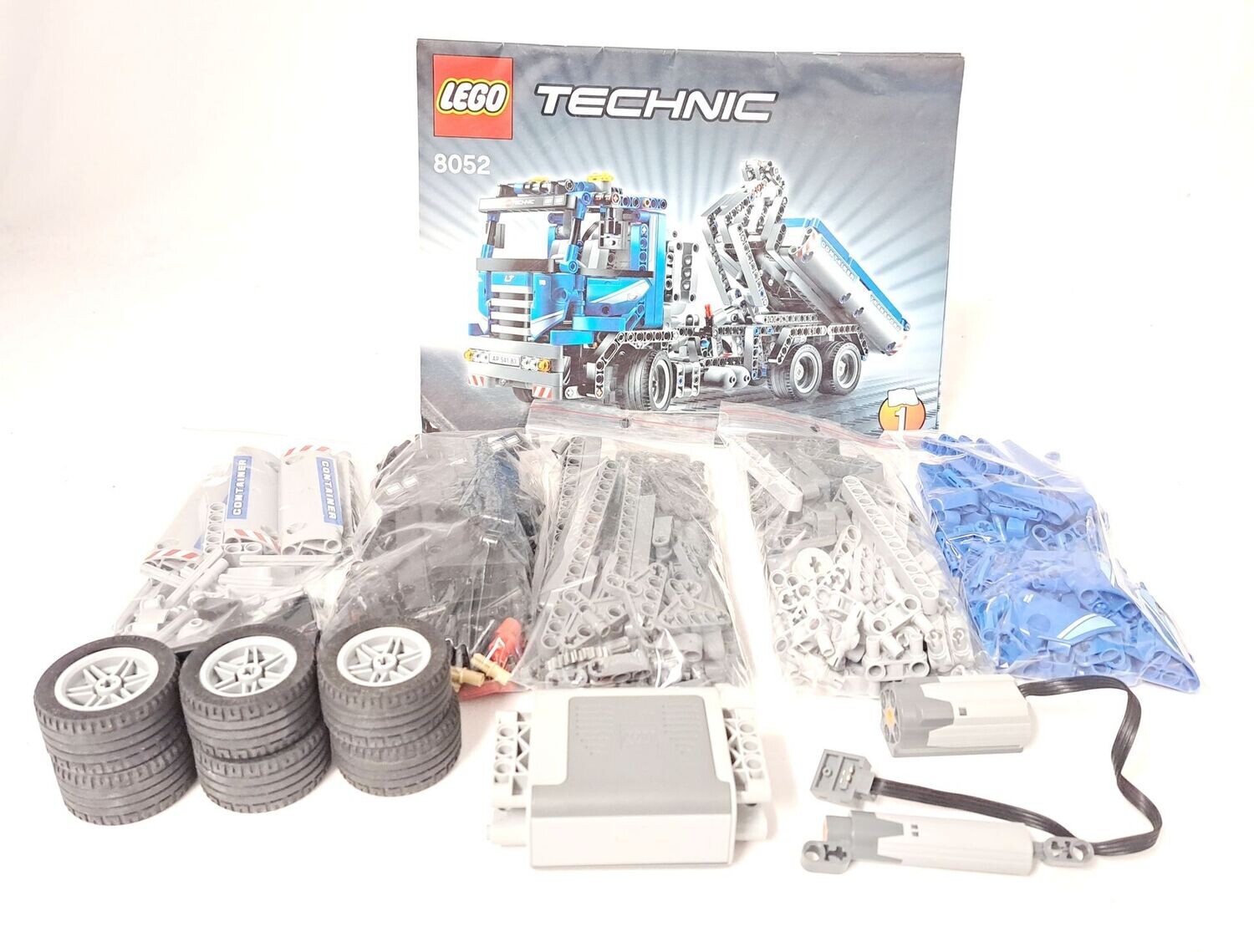 LEGO Technic 8052 Container-Truck 100 % KOMPLETT inkl. Power Functions