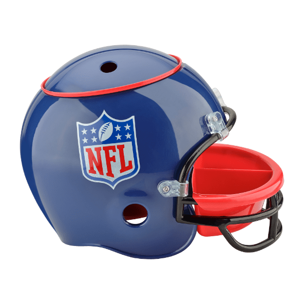 NFL Snack-Helm Superbowl Football Helm Replica Party blau