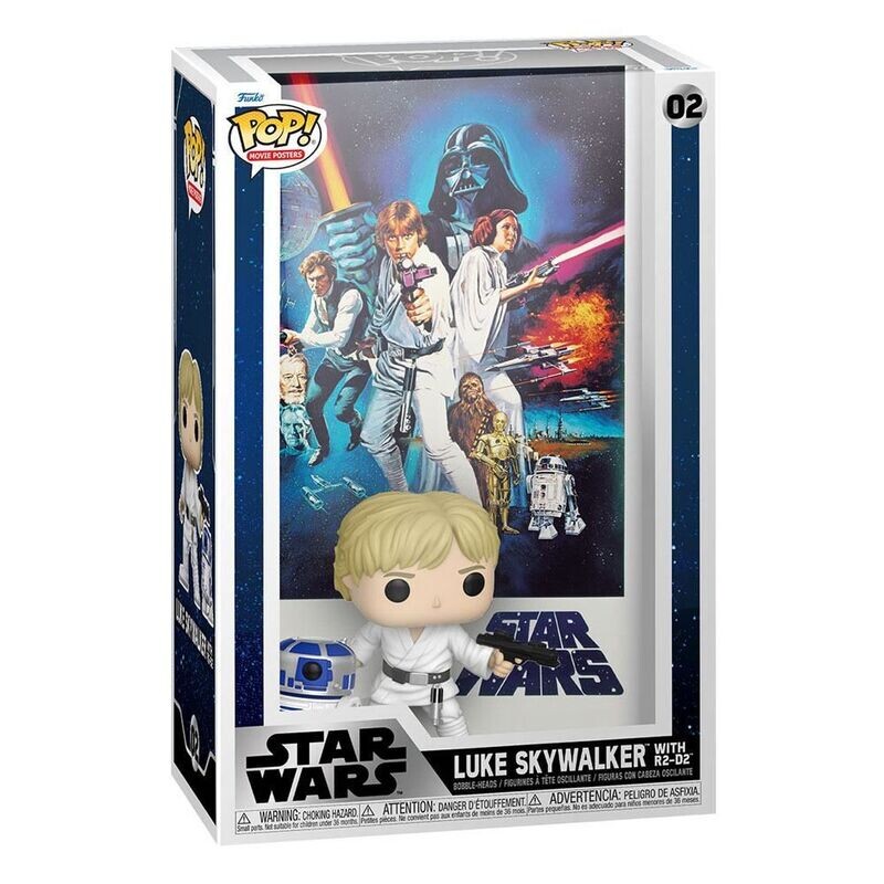 Funko POP! Star Wars A New Hope Movie Poster Luke Skywalker R2-D2