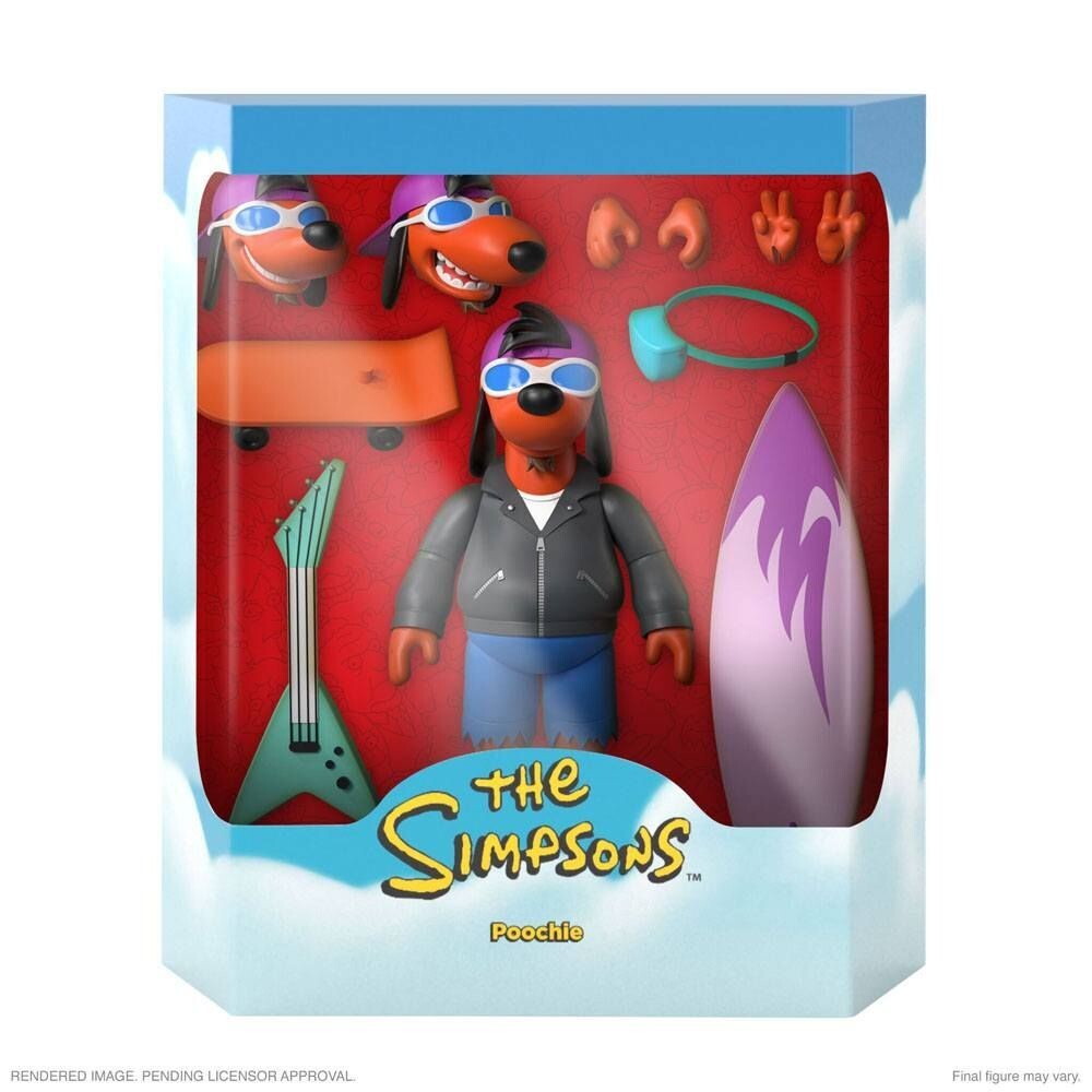 Super7 The Simpsons Ultimate Actionfigur Poochie 18 cm