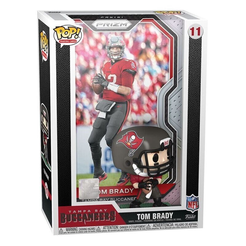 Funko POP! NFL Trading Card Vinyl Figur Tom Brady 9 cm Football