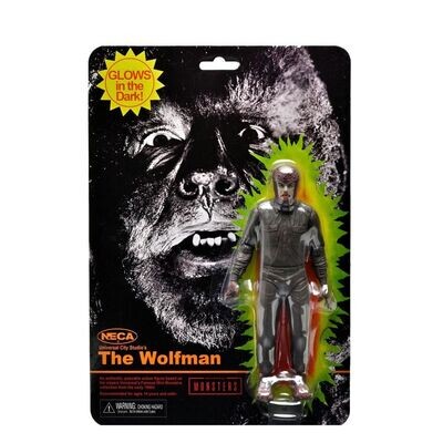 NECA Universal Monsters Actionfiguren Retro Series The Wolfman