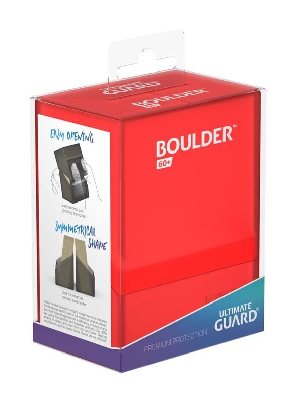 Ultimate Guard Deck Box Boulder 60+ Ruby