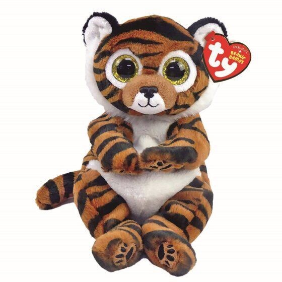 TY Beanie Bellies Baby - Clawdia Tiger Plüschfigur ca. 15 cm