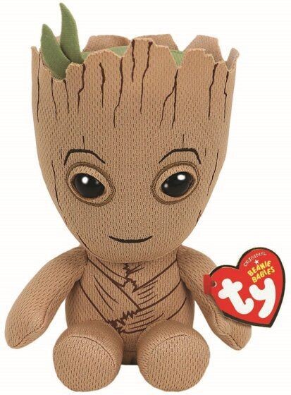 TY Beanie Babies - Marvel - Groot Plüschfigur