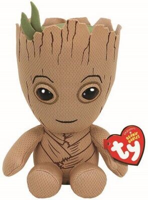TY Beanie Babies - Marvel - Groot Plüschfigur