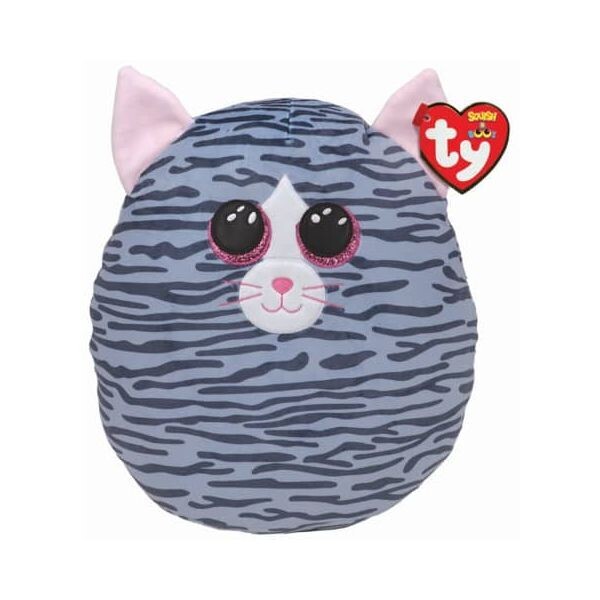 TY Squishy-A-Boo Beanie - Kiki Cat - Plüschkissen ca. 35 cm