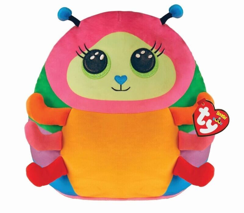 TY Squishy-A-Boo Beanie - Nessa Caterpillar - Plüschkissen ca. 35 cm