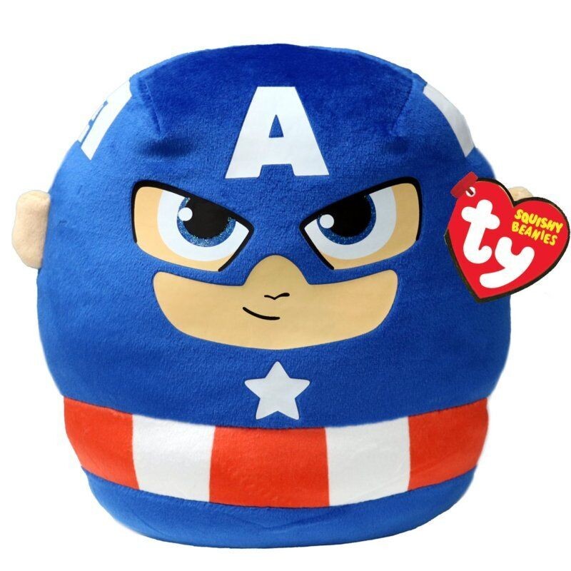 TY Squishy Beanie - Marvel Capt. America - Plüschkissen 35 cm