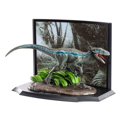 Jurassic Park Toyllectible Treasure Statue Velociraptor Blue Raptor