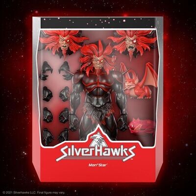 Super7 SilverHawks Ultimates Actionfigur Mon Star (Pre-transformation)