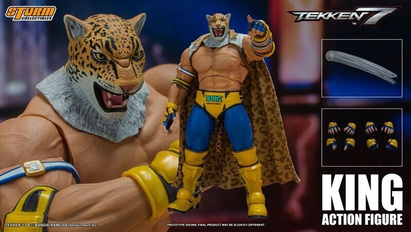 Storm Collectibles Tekken 7 Actionfigur 1/12 King ca. 18 cm