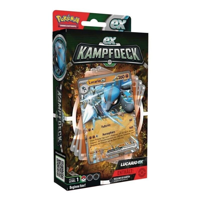 Pokemon Sammelkarten TCG EX-Kampfdeck Lucario ex deutsch