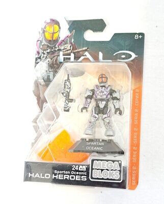 Mattel Mega Blocks Halo Spartan Oceanic Halo Heroes 24 Teile Figur NEU OVP MOC