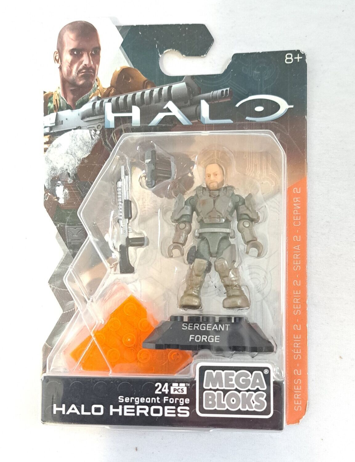 Mattel Mega Blocks Halo Sergeant Forge Halo Heroes 24 Teile Figur NEU OVP MOC