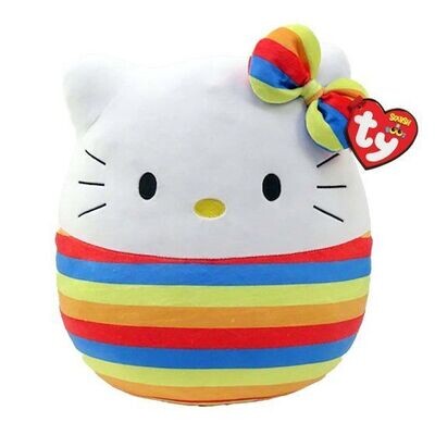 TY Squishy Beanie - Hello Kitty Rainbow - Plüschkissen ca. 35 cm