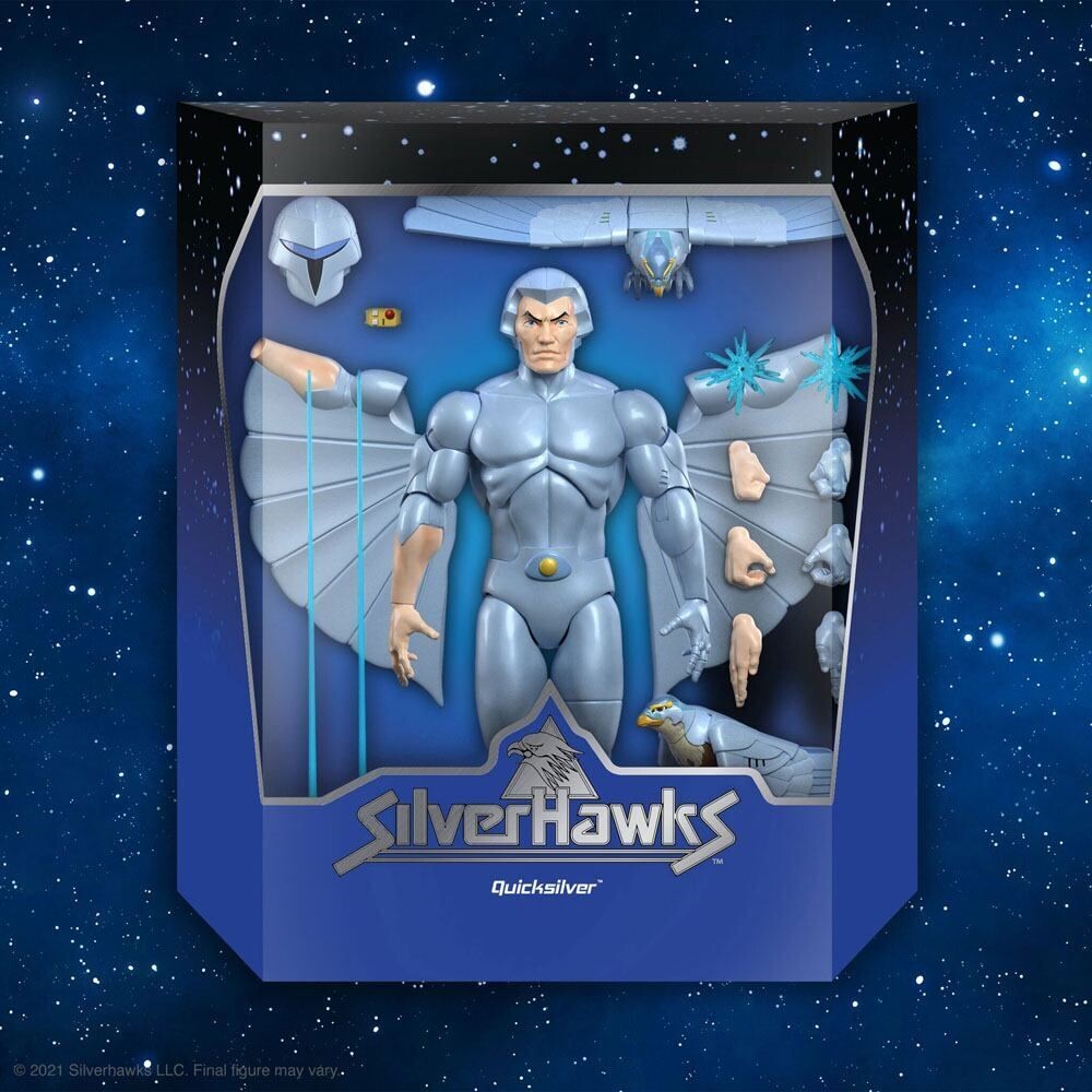 Super7 SilverHawks Ultimates Actionfigur Quicksilver ca. 18 cm