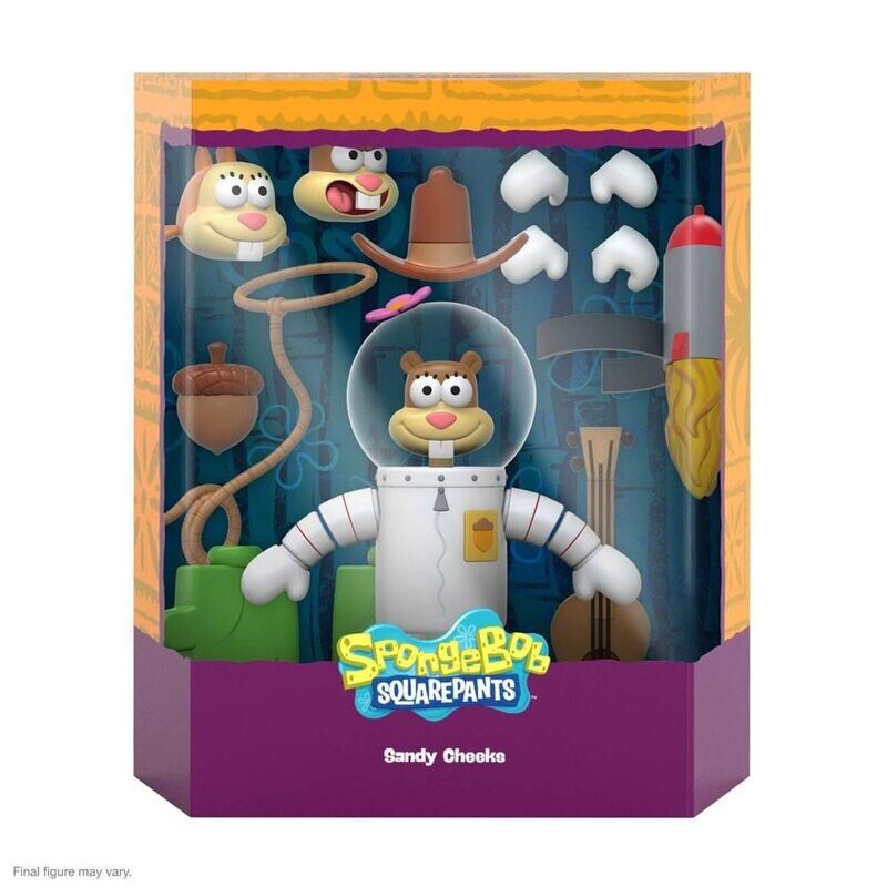 Super7 SpongeBob Schwammkopf Ultimates Actionfigur 18 cm Sandy Cheek