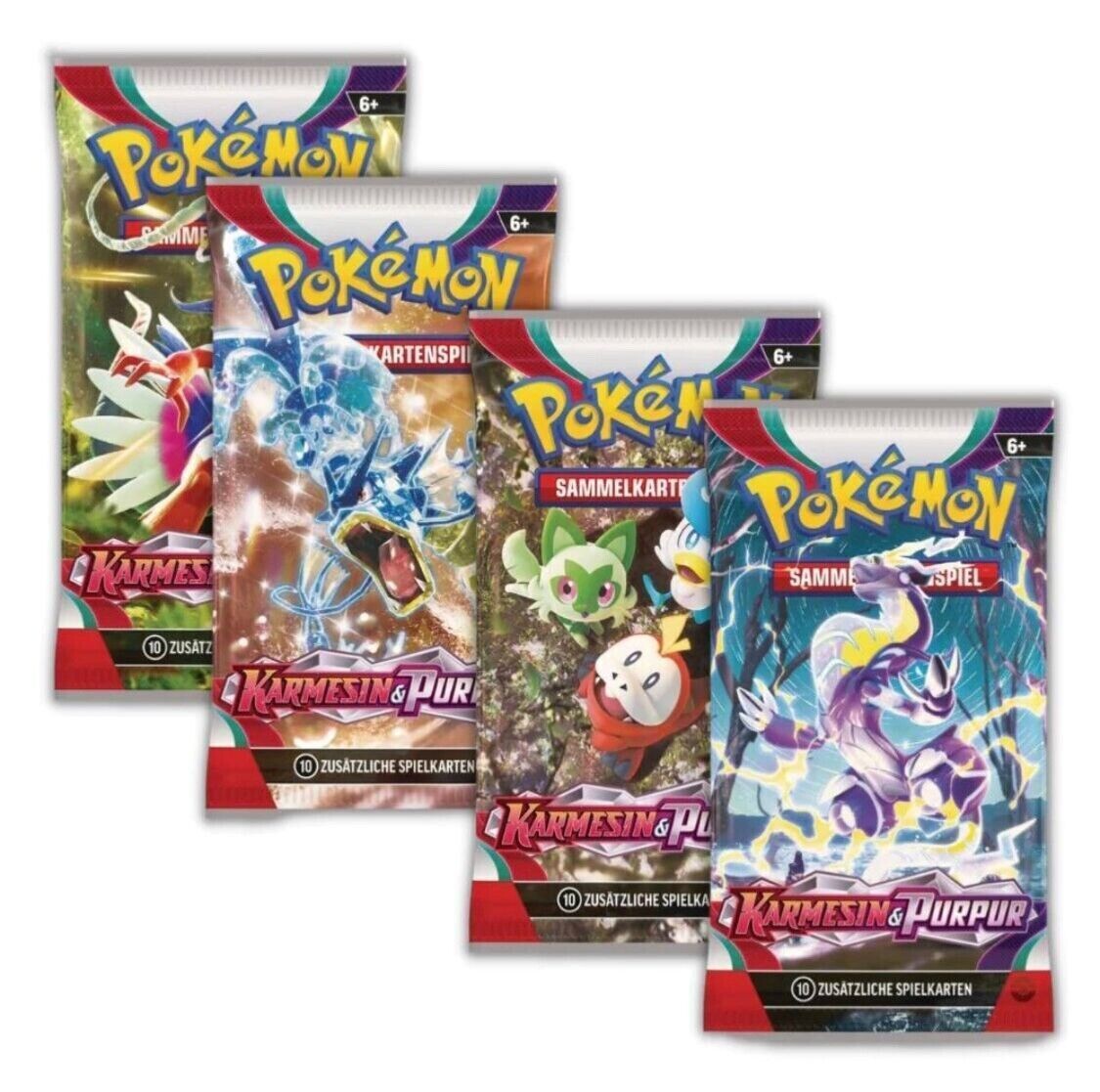 Pokemon Sammelkartenspiel Karmesin & Purpur Booster Pack deutsch