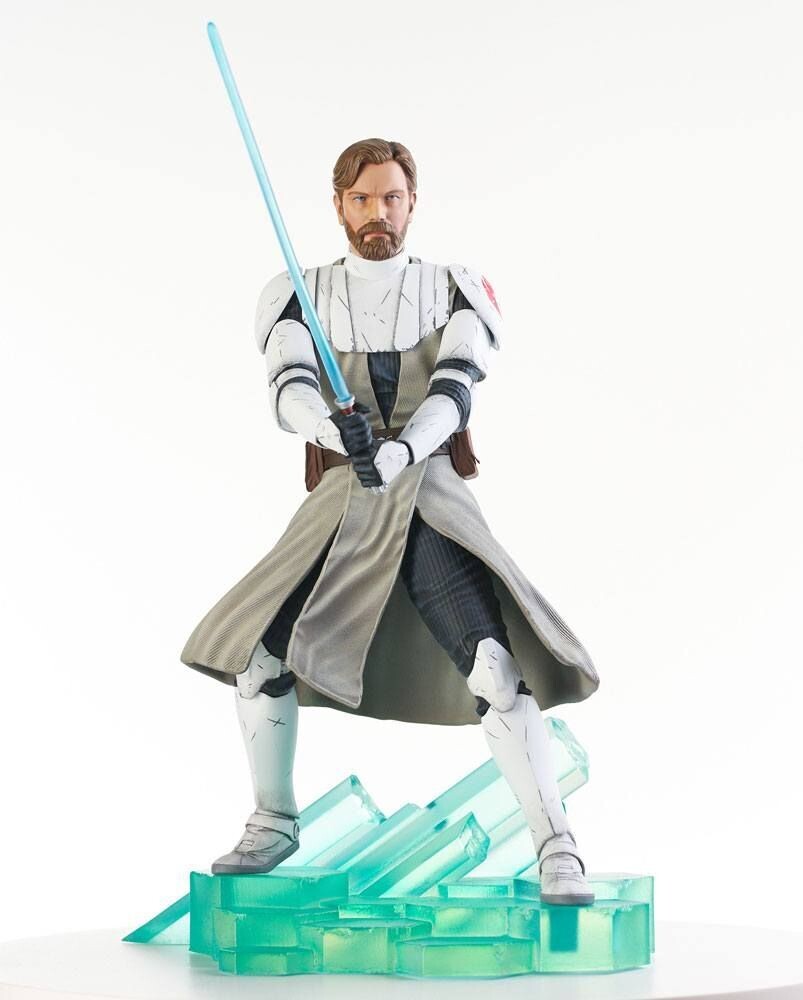 Gentle Giant Star Wars The Clone Wars Premier Collection Obi-Wan Kenobi Statue