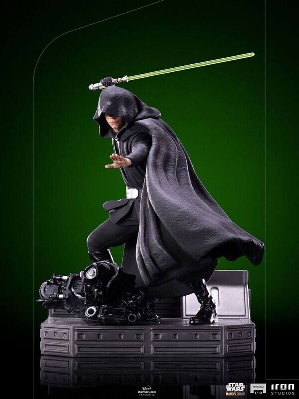 Iron Studios Star Wars The Mandalorian Luke Skywalker Statue Combat 24 cm