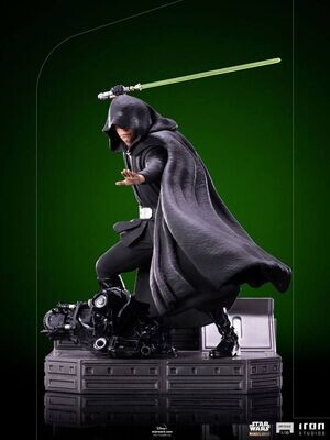 Iron Studios Star Wars The Mandalorian Luke Skywalker Statue Combat 24 cm