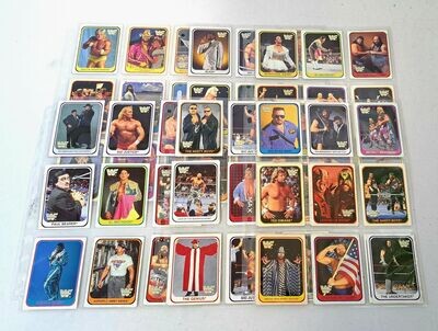 WWF Wrestling Merlin Trading Cards Sammlung 100 versch. Karten 1991