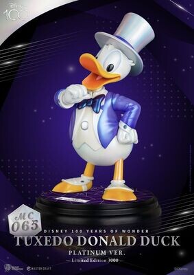 Disney 100th Master Craft Statue Tuxedo Donald Duck (Platinum Vers.)