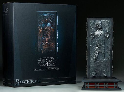 Sideshow Star Wars Han Solo in Carbonite Sixth Scale 1/6 ca. 38 cm NEU OVP