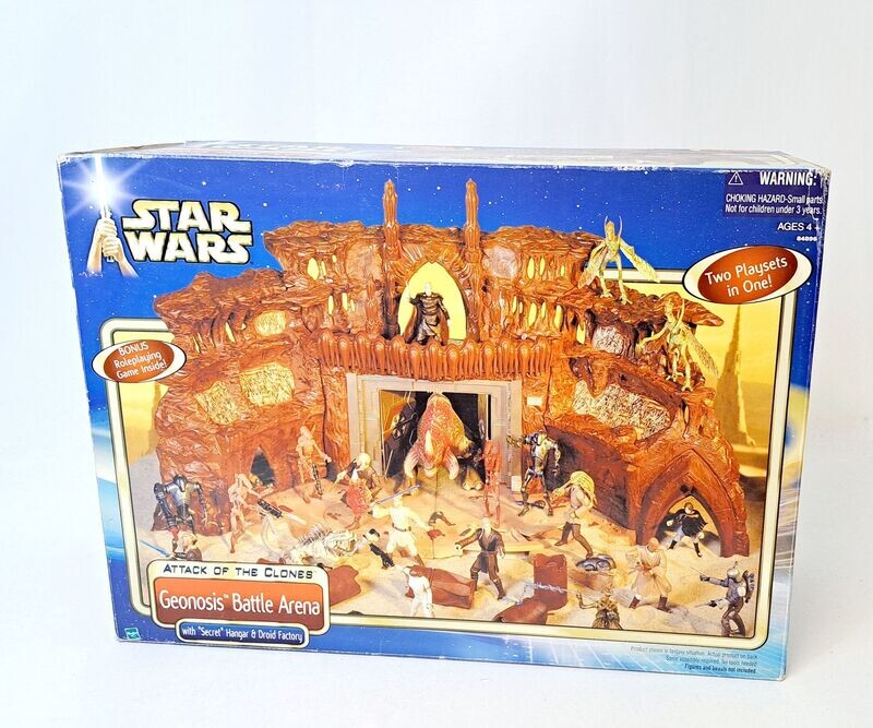 Hasbro Star Wars Attack of the Clones Geonosis Battle Arena Playset MISB OVP