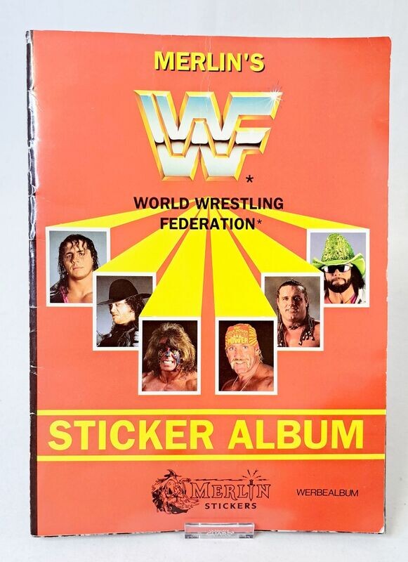 Merlin Sticker Album WWF World Wrestling Federation KOMPLETT 1992 Rarität