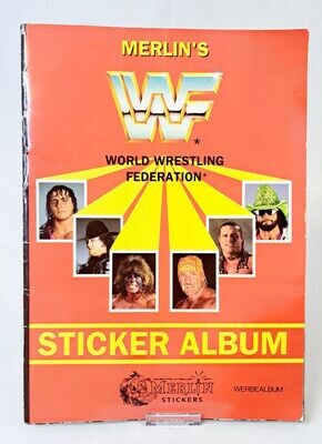 Merlin Sticker Album WWF World Wrestling Federation KOMPLETT 1992 Rarität