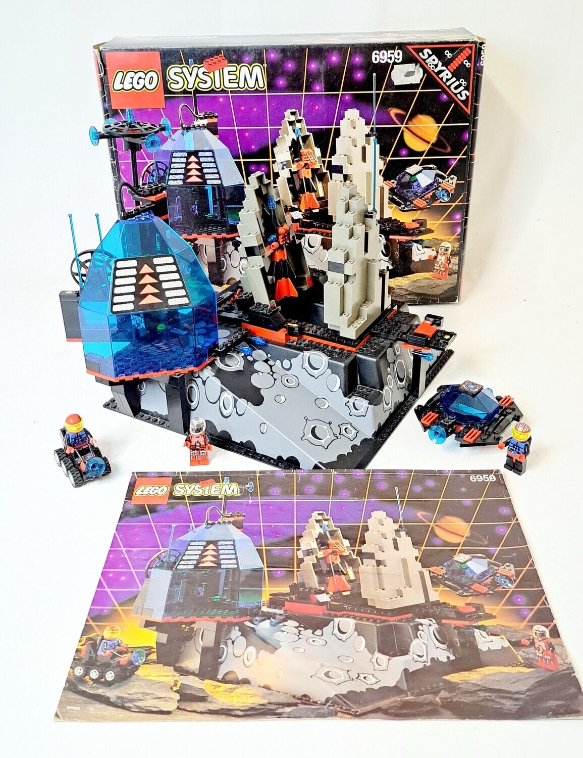 LEGO System 6959 Space Lunar Lunch Site Spyrius Blacktron inkl. BA & OVP