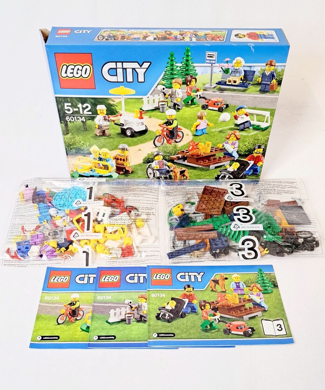 LEGO City 60134 Stadtbewohner Parkbesucher Minifiguren inkl. BA + OVP 100 % kpl.
