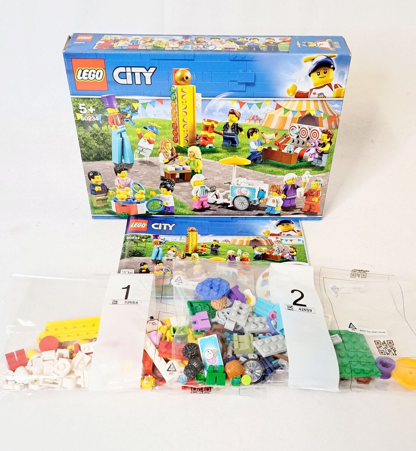 LEGO City 60234 Stadtbewohner - Jahrmarkt 100 % komplett inkl. BA + OVP