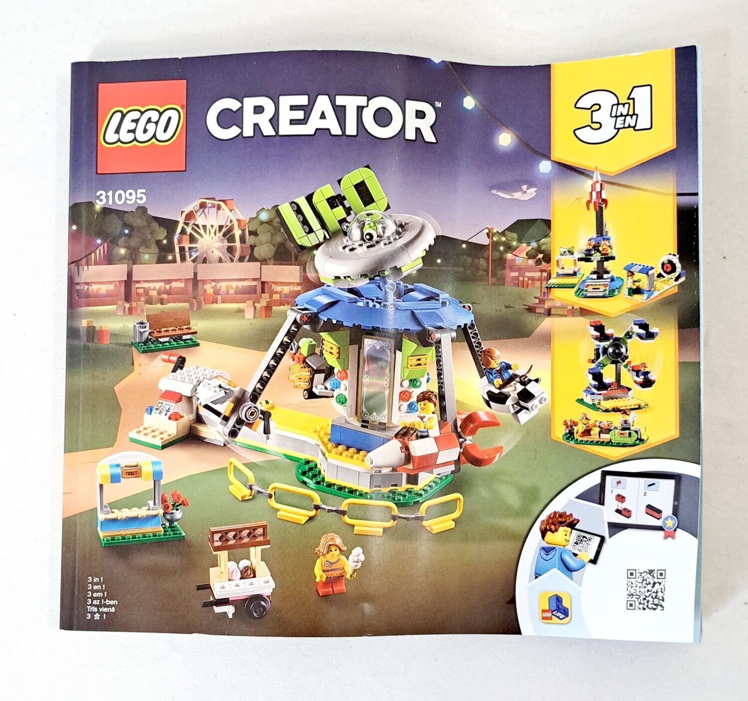LEGO Creator 31095 3in1 Jahrmarktkarussell 100 % komplett inkl. BA & OVP