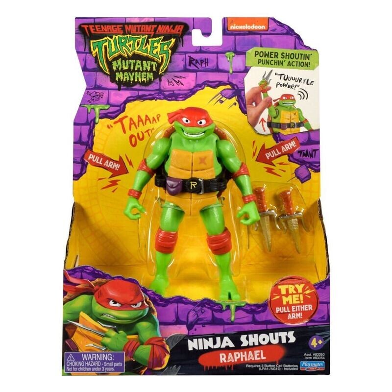 Playmates TMNT Turtles Mayhem Raphael Actionfigur