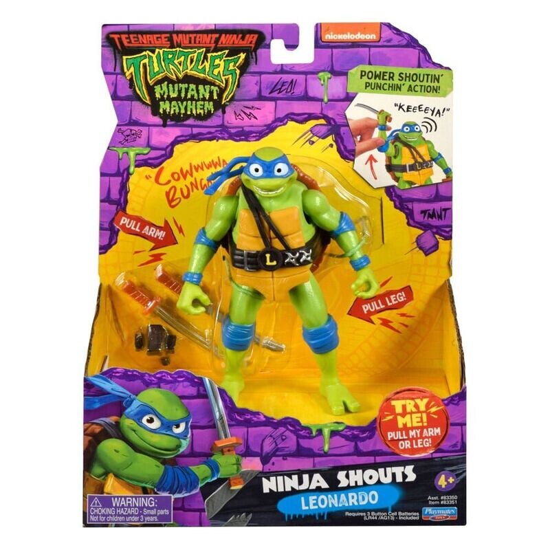 Playmates TMNT Turtles Mayhem Leonardo Actionfigur