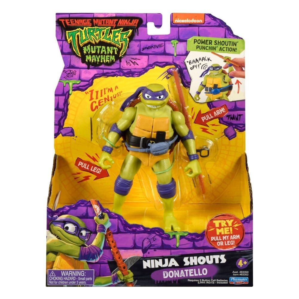 Playmates TMNT Turtles Mayhem Donatello Actionfigur