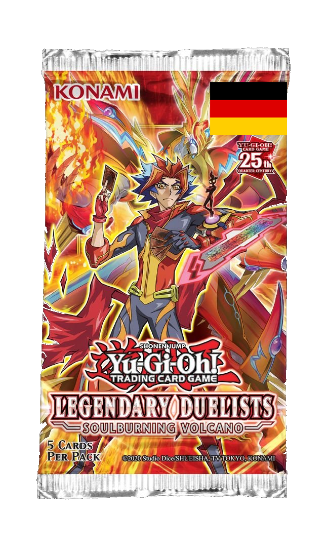 Yu-Gi-Oh! Legendary Duelists: Soulburning Volcano Booster Pack deutsch