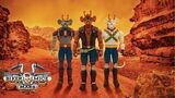 Biker Mice From Mars Actionfiguren 3er Set Vinnie, Throttle & Modo 17 cm