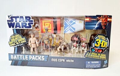 Star Wars Battle Packs Mos Espa Arena Anakin, C-3PO, Sebulba & Pit Droid