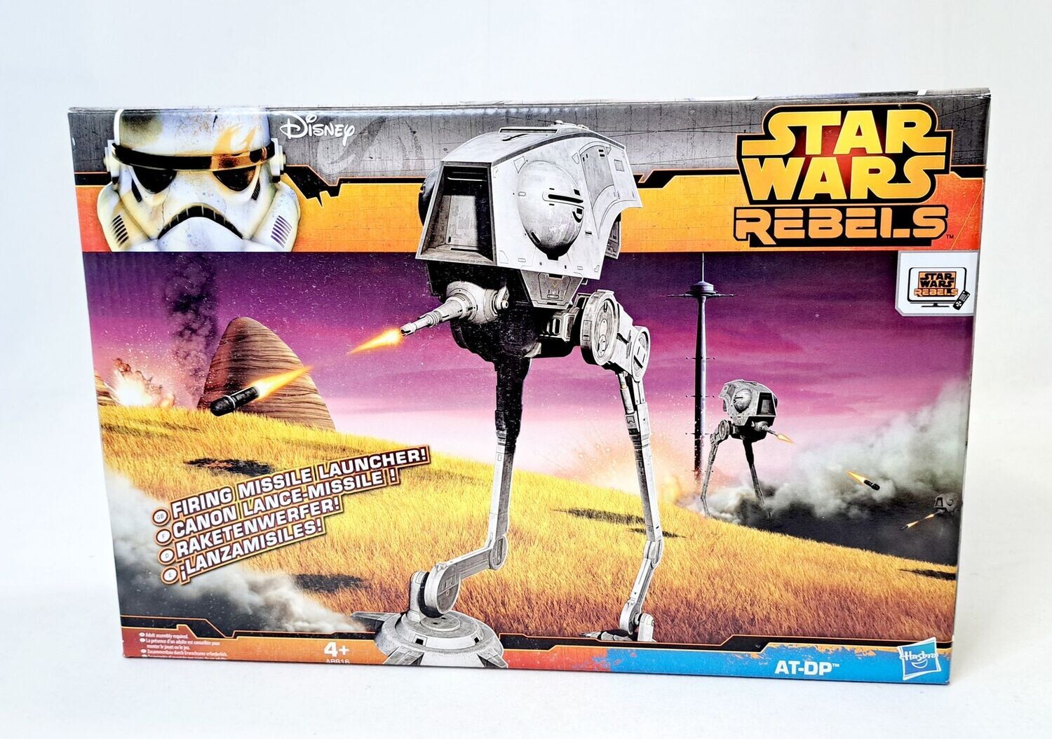 Hasbro Star Wars Rebels AT-DP Vehicle Firing Missile Launcher MISB